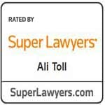 Rated by | super lawyers | Ali toll | Superlawyers.com